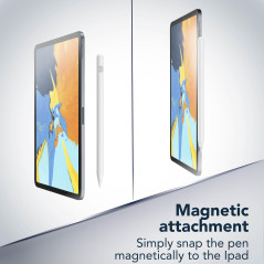 cellularline - Stylus Pen - Stylus with Magnetic Attachment - Tilt Function: Sensitivity to Inclination - Palm Rejection Technol