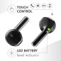 Music Sound, Spark, Écouteurs TWS, Bluetooth, sans Fil, écran LED, Temps de Jeu 30 Heures, Paire Automatique, Commandes tactiles