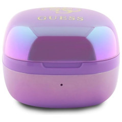 CG Mobile Guess Casque Bluetooth TWS + Iridescent 4G Logo imprimé Violet