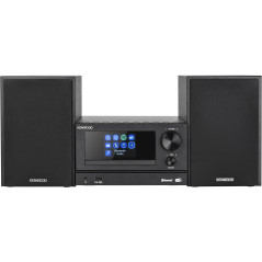 Kenwood M-7000S-B Microchaîne Noir avec Bluetooth, USB, CD et Radio Dab + FM