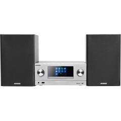 Kenwood M-9000S-S Micro système Hi-FI avec CD, Dab +, Radio Internet, Spotify, FM, Bluetooth, USB et Grand écran Couleur TFT