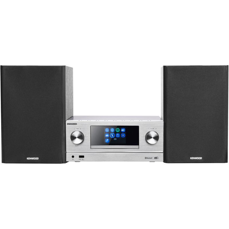 Kenwood M-9000S-S Micro système Hi-FI avec CD, Dab +, Radio Internet, Spotify, FM, Bluetooth, USB et Grand écran Couleur TFT Kenwood M-9000S-S Micro système Hi-FI avec CD, Dab +, Radio Internet, Spotify, FM, Bluetooth, USB et Grand écran Couleur TFT