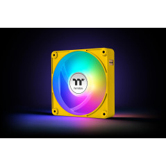 Thermaltake CT120 EX ARGB Sync|120mm|Pack de 3|Connexion en série magnétique MagForce 2.0|PWM 500-2000 TR/Min|9 LED adressables|