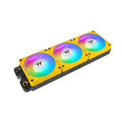 Thermaltake CT120 EX ARGB Sync|120mm|Pack de 3|Connexion en série magnétique MagForce 2.0|PWM 500-2000 TR/Min|9 LED adressables|