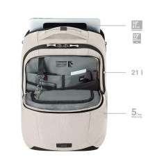 WENGER MX Professional Sac pour portable avec poche tablette, Notebook jusqu’à 16’’, Tablette jusqu’à 10’’, Rangement, 21 l, Bur
