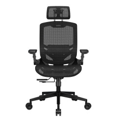 COUGAR Speeder One Fauteuil de Jeu Ergonomique : adapté au Corps, Tissu en Maille, accoudoirs Pliables 2D, Soutien Lombaire, Hau