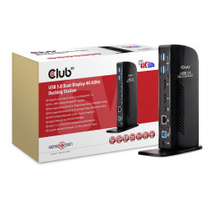 club3D CSV-1460 Station daccueil pour Ordinateur Portable Adapté aux Marques (Stations daccueil pour Ordinateurs Portables): Uni