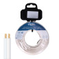 EDM Product Câble parallèle EDM 28758 blanc 20 m bobine audio - Marque EAN : 8425998287585 EDM Product Câble parallèle EDM 28758 blanc 20 m bobine audio - Marque EAN : 8425998287585
