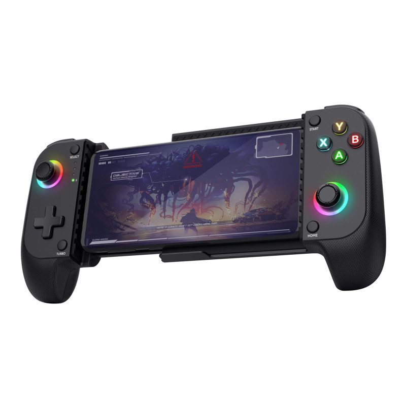 Trust GXT 735 Mylox Manette pour Telephone Portable Bluetooth pour Android/Iphone / PS5 / Xbox/Mobile, 12h d'Autonomie, Double V Trust GXT 735 Mylox Manette pour Telephone Portable Bluetooth pour Android/Iphone / PS5 / Xbox/Mobile, 12h d'Autonomie, Double V