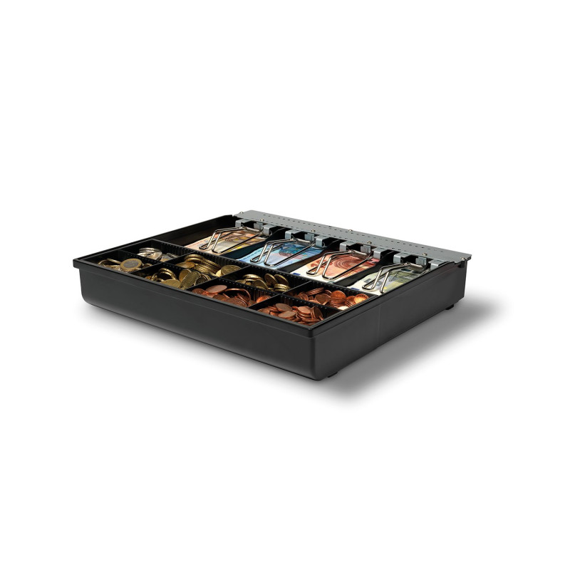 Safescan 3540T bac amovible qui organise votre argent à l'intérieur de votre tiroir-caisse - Bac avec 4 emplacements billets et Safescan 3540T bac amovible qui organise votre argent à l'intérieur de votre tiroir-caisse - Bac avec 4 emplacements billets et