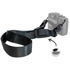 AIRBELL Sangle AirStrap pour appareil photo avec cachette pour Apple AirTag, support intégré, système de réglage rapide de 80 à 