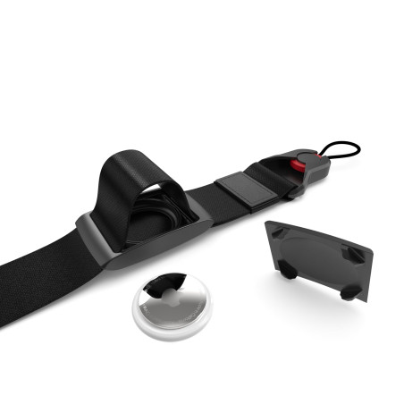 AIRBELL Sangle AirStrap pour appareil photo avec cachette pour Apple AirTag, support intégré, système de réglage rapide de 80 à 