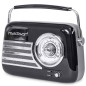 MADISON - FREESOUND-VR40B - Radio Vintage de 30W sur Batterie Longue autonomie avec Bluetooth, USB et FM - Noir MADISON - FREESOUND-VR40B - Radio Vintage de 30W sur Batterie Longue autonomie avec Bluetooth, USB et FM - Noir