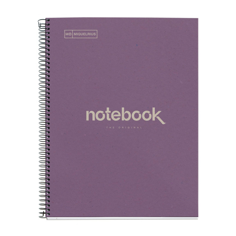 Miquelrius - Cahier A4 recyclé, 80 feuilles 80 g/m², petits carreaux 5x5 mm, carnet en papier recyclé (post-consommation), 1 ban Miquelrius - Cahier A4 recyclé, 80 feuilles 80 g/m², petits carreaux 5x5 mm, carnet en papier recyclé (post-consommation), 1 ban