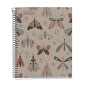 Miquelrius - Carnet de notes 100% recyclé, 1 bande de couleur, A5, 80 feuilles quadrillées, 5 mm, papier 80 g, 2 perceuses, couv Miquelrius - Carnet de notes 100% recyclé, 1 bande de couleur, A5, 80 feuilles quadrillées, 5 mm, papier 80 g, 2 perceuses, couv