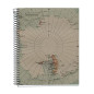 Miquelrius - Carnet de notes 100 % Recyclé, 1 bande de couleur, A5, 80 feuilles à rayures horizontales, papier 80 g, 2 perceuses Miquelrius - Carnet de notes 100 % Recyclé, 1 bande de couleur, A5, 80 feuilles à rayures horizontales, papier 80 g, 2 perceuses