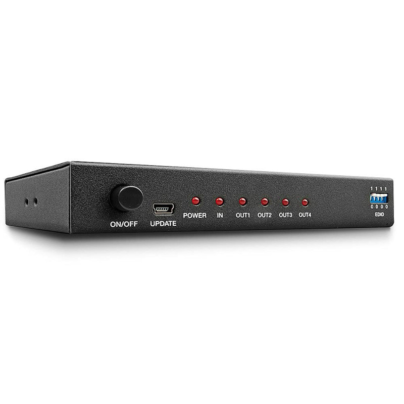 Lindy HDMI 4K Splitter 4 Port 3D 2160p30 HDTV up to 1080p und 4K 36/12 Bit HDCP 1.4 Lindy HDMI 4K Splitter 4 Port 3D 2160p30 HDTV up to 1080p und 4K 36/12 Bit HDCP 1.4