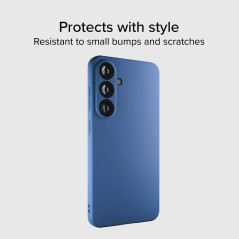 SBS Instinct Coque pour Samsung S25 - Compatible avec Chargement sans Fil, Surface Soft-Touch, Douce au Toucher et intérieur en