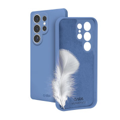 SBS Instinct Coque pour Samsung S25 Ultra - Compatible Chargement sans Fil, Surface Soft-Touch, Doux au Toucher et intérieur en