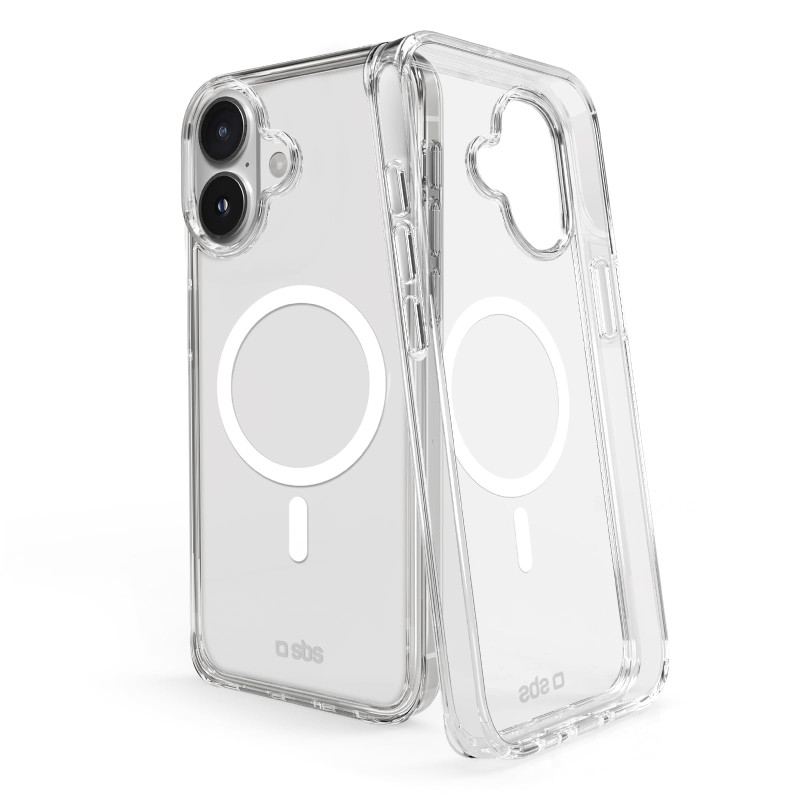 SBS Light MagSafe Coque pour iPhone 16 - Flexible et résistant, Protection Antichoc et Anti-Rayures, Protection Appareil Photo, SBS Light MagSafe Coque pour iPhone 16 - Flexible et résistant, Protection Antichoc et Anti-Rayures, Protection Appareil Photo,