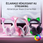 Razer Kraken Kitty V2 - Casque Filaire RGB avec Kitty Ears pour Le Jeu et Le Streaming (325 g, Triforce 40 mm Drivers, HyperClea Razer Kraken Kitty V2 - Casque Filaire RGB avec Kitty Ears pour Le Jeu et Le Streaming (325 g, Triforce 40 mm Drivers, HyperClea