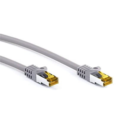 goobay RJ-45 CAT7 5m câble de réseau Gris S/FTP (S-STP)