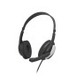 Hama HS-P100 V2 Casque Micro - Casque Jack, Microphone Intégré, Ultra léger, Télécommande Intégrée - Noir Hama HS-P100 V2 Casque Micro - Casque Jack, Microphone Intégré, Ultra léger, Télécommande Intégrée - Noir