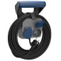 SIMON - Rallonge Expert 10 mètres 16 A 230 V ~ H05RR-F 4G1,5 MM2 avec fiche noir/gris/bleu Simon SIMON - Rallonge Expert 10 mètres 16 A 230 V ~ H05RR-F 4G1,5 MM2 avec fiche noir/gris/bleu Simon