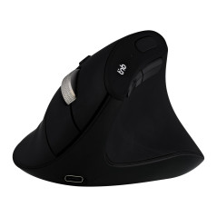 T'nB - Souris Infinite Ergonomique Verticale, 4800 DPI, Molette Débrayable, Double Mode Bluetooth et Dongle USB, Batterie Rechar