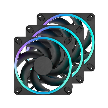 Fractal Design Momentum 14 RGB - Ventilateur silencieux pour boîtier PC - 140 mm - ARGB Gen 2-20 LEDs - Pales en polymère à cris