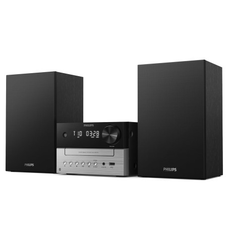 Philips TAM3505M2 Hi FI Microchaîne, Bluetooth, Lecteur CD, USB, Radio FM et Dab Auracast, 85% matières recyclées après consomma