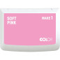 COLOP MAKE 1 Tampon encreur, soft pink, 50 x 90 mm, tampon encreur pour tampons manuels traditionnels et tampons créatifs COLOP MAKE 1 Tampon encreur, soft pink, 50 x 90 mm, tampon encreur pour tampons manuels traditionnels et tampons créatifs