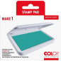 COLOP Tampon encreur MAKE 1 Fresh Mint 50 x 90 mm, pour tampon manuel traditionnel