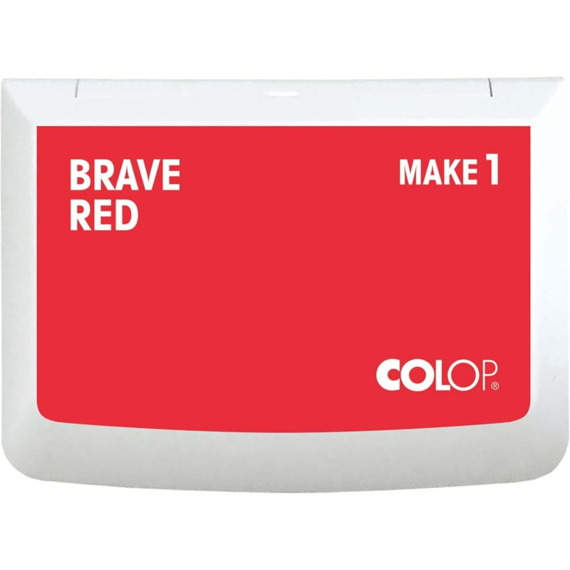 COLOP Tampon encreur MAKE 1 brave red 50 x 90 mm