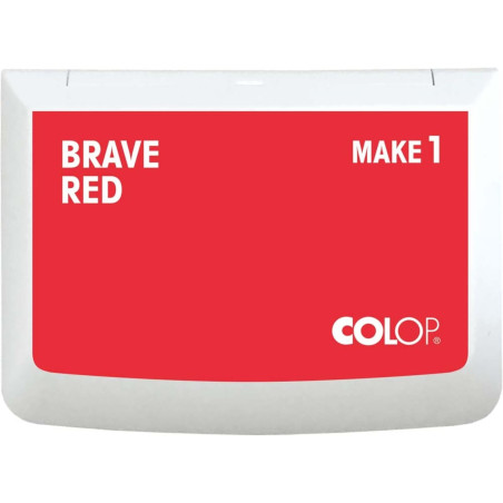 COLOP Tampon encreur MAKE 1 brave red 50 x 90 mm