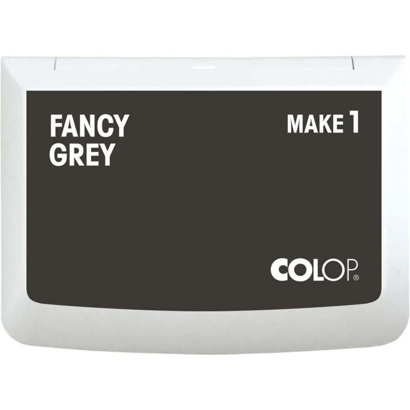 COLOP Tampon encreur MAKE 1 fancy grey 50 x 90 mm, pour tampon manuel traditionnel COLOP Tampon encreur MAKE 1 fancy grey 50 x 90 mm, pour tampon manuel traditionnel