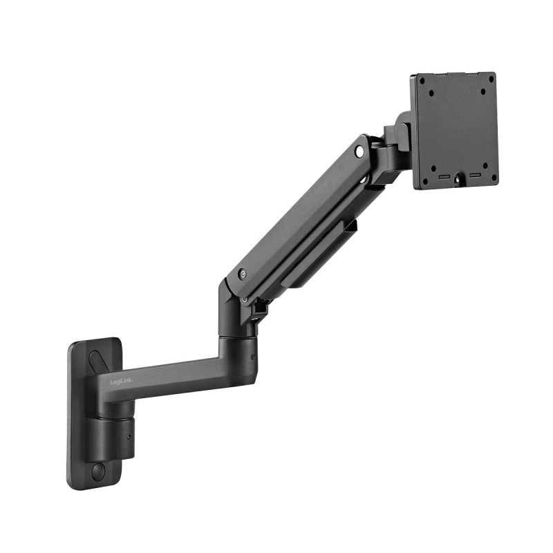Support Mural pour écran de 17 à 49" avec vérin à gaz, Convient pour écrans Plats et incurvés, en Aluminium Support Mural pour écran de 17 à 49" avec vérin à gaz, Convient pour écrans Plats et incurvés, en Aluminium