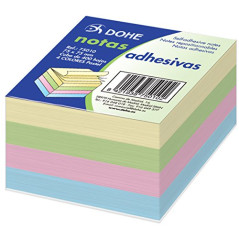 DOHE - Cubes de notes autoadhésives - 75 x 75 mm - 400 feuilles