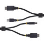 StarTech.com Câble KVM HDMI de 3 m et USB 5Gbps, 4K 60Hz, Câble Combo HDMI 2.0 et USB pour Commutateurs/Switchs KVM StarTech.com Câble KVM HDMI de 3 m et USB 5Gbps, 4K 60Hz, Câble Combo HDMI 2.0 et USB pour Commutateurs/Switchs KVM