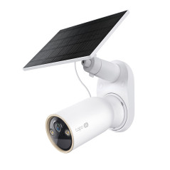 Tapo C460 KIT Caméra de Surveillance Extérieure 4K 8MP avec Panneau Solaire, Vision Nocturne Couleur Starlight, Wi-FI Dual-Band,
