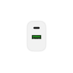 SPC 20W Fast Charger - Chargeur Mural 20W USB-C + USB-A | Power Delivery | Charge Rapide et sûre pour téléphones, tablettes et A