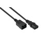 Rallonge pour Appareil Froid C20 vers Prise CEI C13 1,00 mm² 3 m Noir Rallonge pour Appareil Froid C20 vers Prise CEI C13 1,00 mm² 3 m Noir