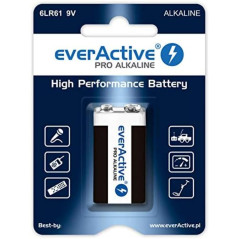 EverActive 6LR61 6F22 Pile alcaline 9 V