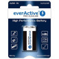 EverActive 6LR61 6F22 Pile alcaline 9 V EverActive 6LR61 6F22 Pile alcaline 9 V