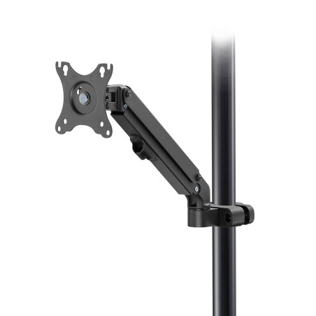 Support de Moniteur pour Tube/Poteau 28-60mm Maclean, 17-27'', 7kg Max, vérin à gaz, MC-459