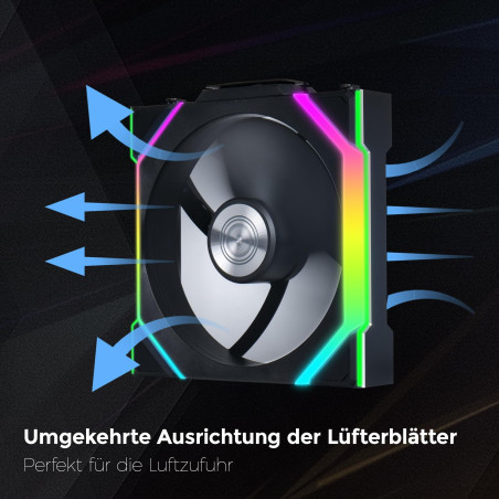 Ventilateur+de+boitier+Lian+Li+Uni+Fan+SL+Wireless+Reverse+RGB+-+12cm+%28Noir%29
