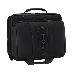 WENGER Legacy Black Series Mallette, Sac avec roulettes pour Portable, Trolley, Notebook Jusqu’à 15,6’’, 29 l, Bureau Affaires F