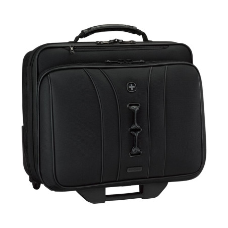 WENGER Legacy Black Series Mallette, Sac avec roulettes pour Portable, Trolley, Notebook Jusqu’à 15,6’’, 29 l, Bureau Affaires F