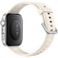 HUAWEI Montre connectée Watch Fit 4 Bluetooth Gris avec Bracelet en fluoroélastomère Blanc HUAWEI Montre connectée Watch Fit 4 Bluetooth Gris avec Bracelet en fluoroélastomère Blanc