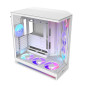 NZXT H9 Flow RGB+ (2025) – Grand boîtier PC ATX Mid-Tower à Double Chambre pour Flux d'air – Comprend 7 Ventilateurs RGB (6 x 14 NZXT H9 Flow RGB+ (2025) – Grand boîtier PC ATX Mid-Tower à Double Chambre pour Flux d'air – Comprend 7 Ventilateurs RGB (6 x 14